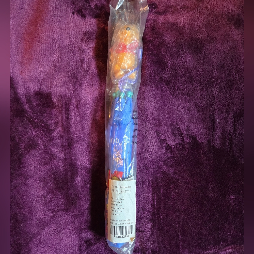 Vintage Winnie the Pooh Children's Umbrella. Brand New in plastic
